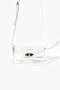 Clear Lattice-Seam Crossbody Bag | Forever 21 (US)