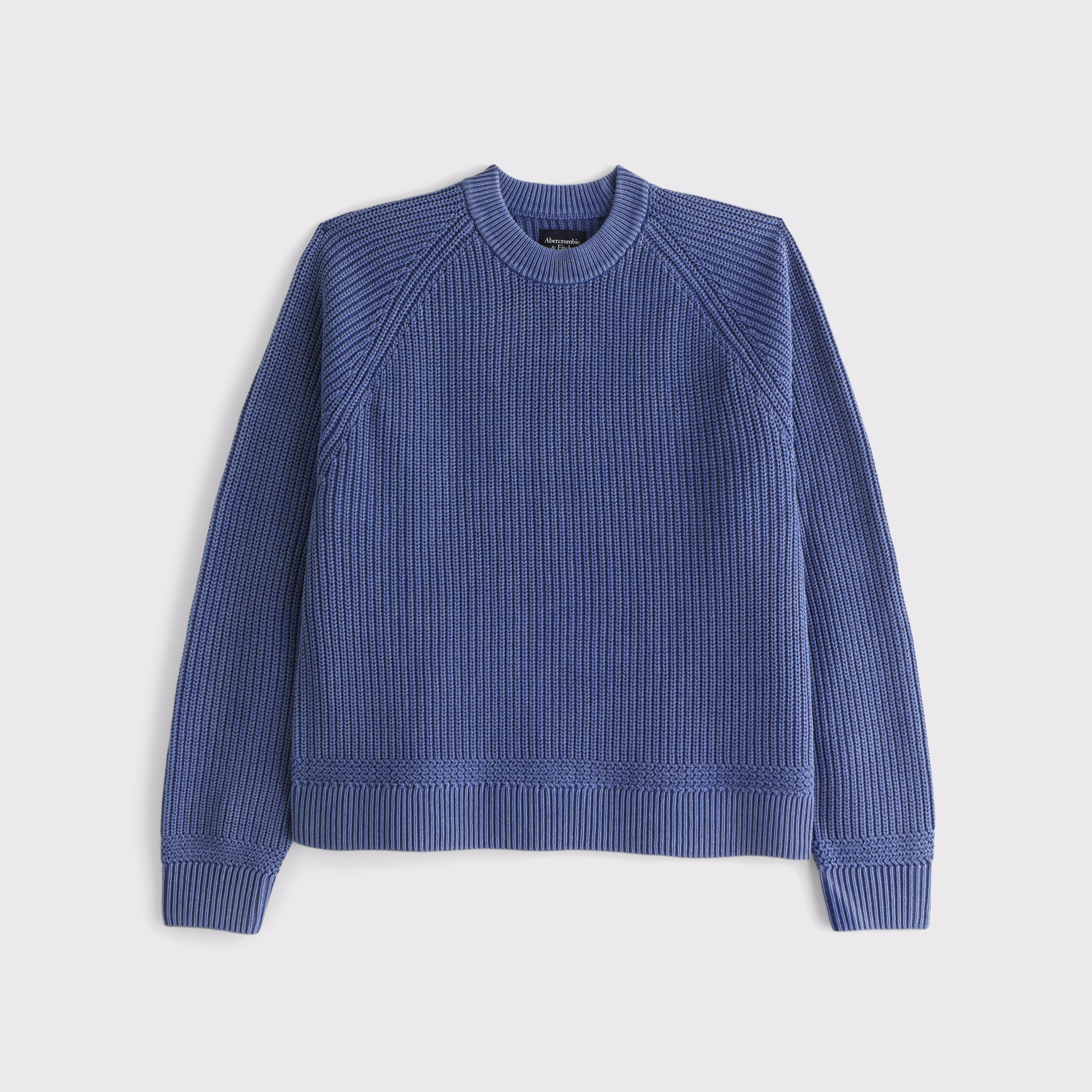 Oversized Waffle Crew Sweater | Abercrombie & Fitch (US)
