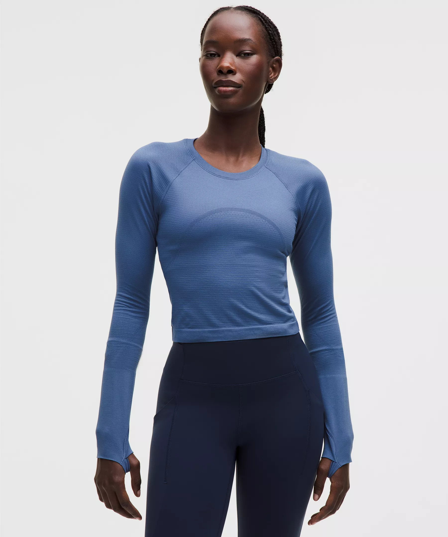 Swiftly Tech Cropped Long-Sleeve Shirt 2.0$78 USD | Lululemon (US)