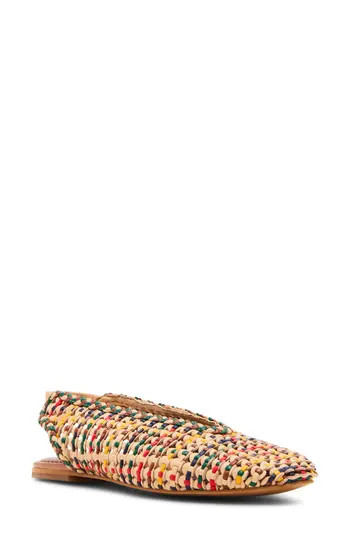 Steve Madden Rumi Slingback Flat in Bright Multi at Nordstrom Rack, Size 6 | Nordstrom Rack