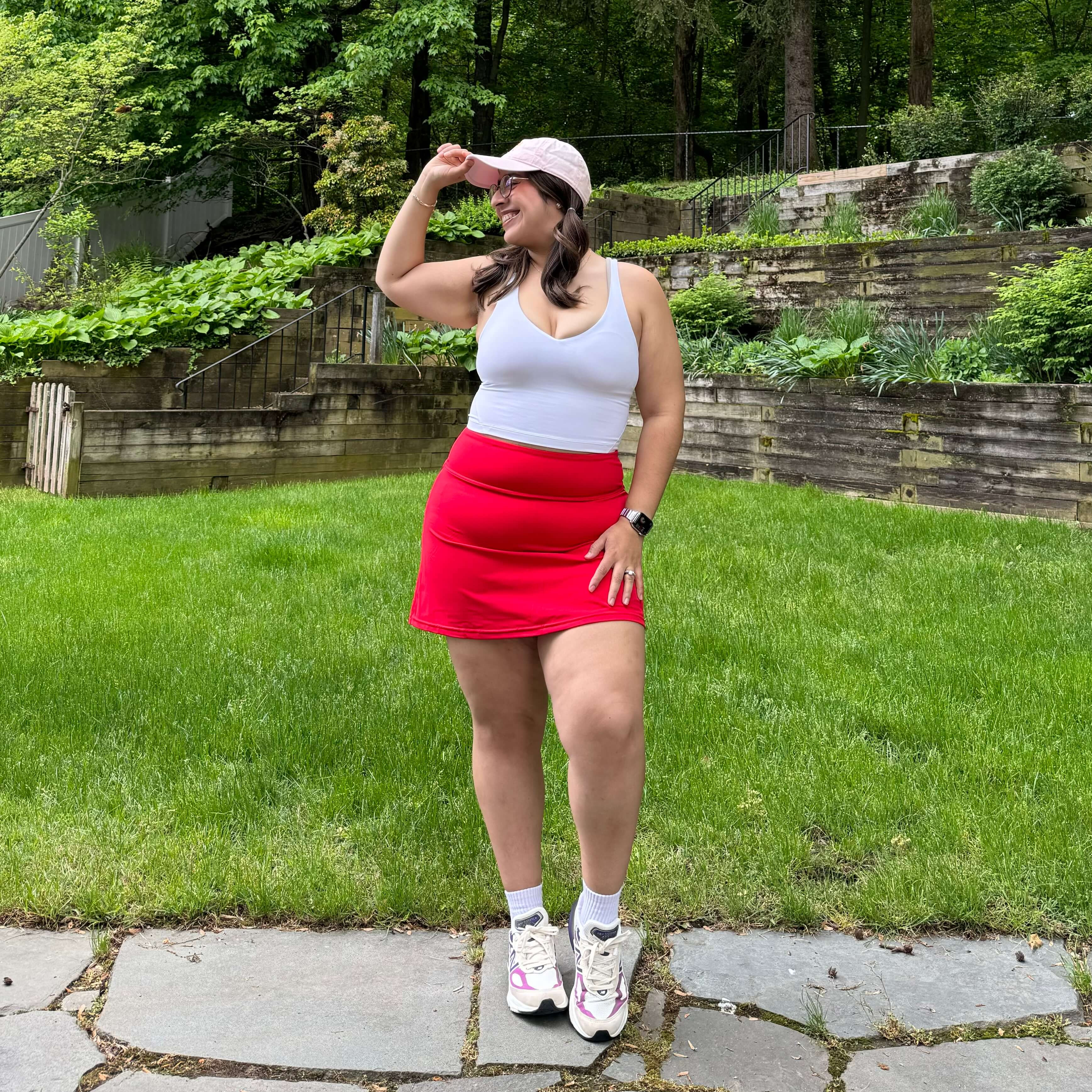 Everyday Skort - Tomato | Shiny by Nature