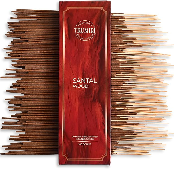 Santal Incense Sticks - Pack of 100 Insence-Sticks - Incienso De Sandalo - Made with Natural Sand... | Amazon (US)