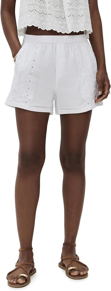 Madewell Women's Eyelet Pull-On Shorts | Amazon (US)