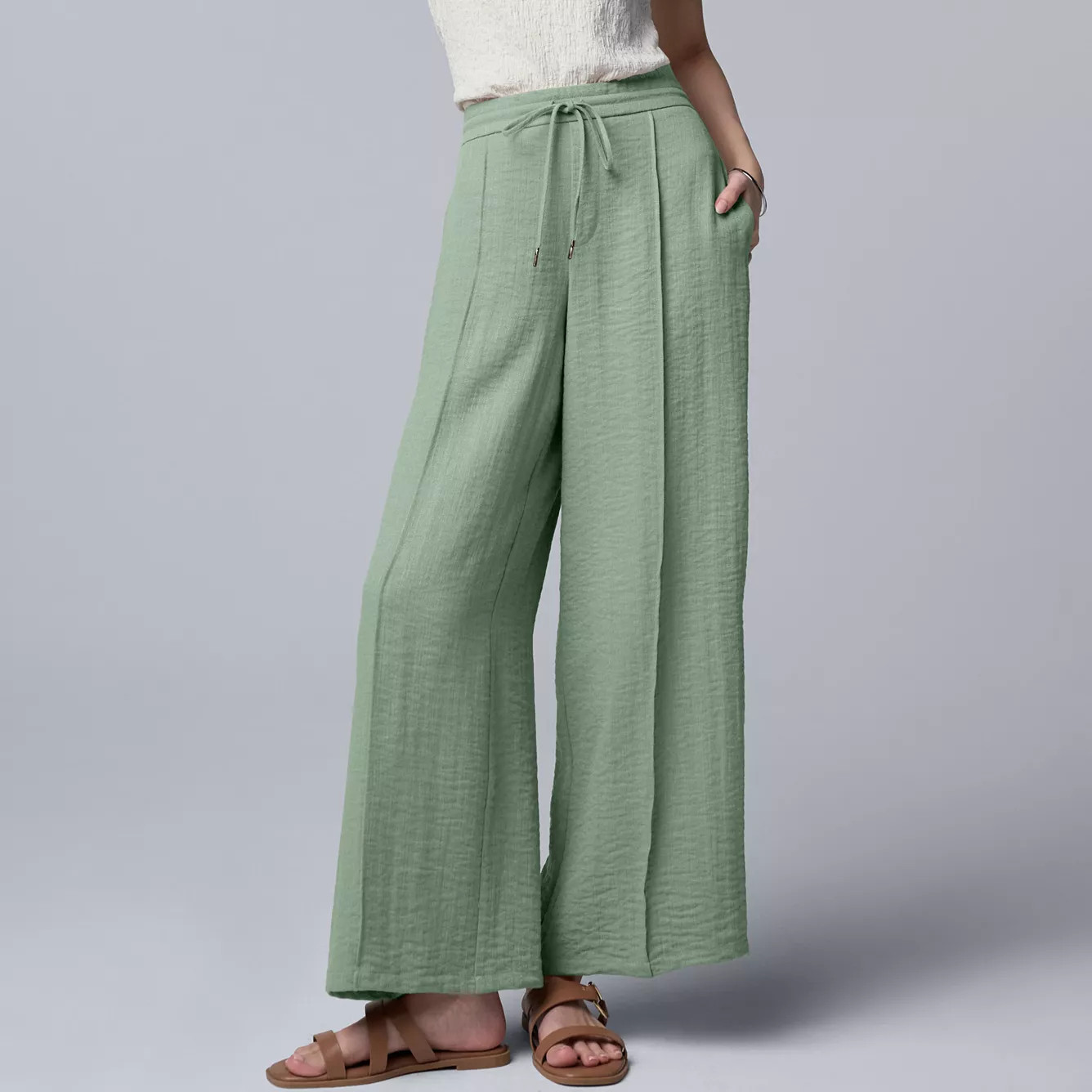 Women's Simply Vera Vera Wang Wide Leg Pants | Kohl's