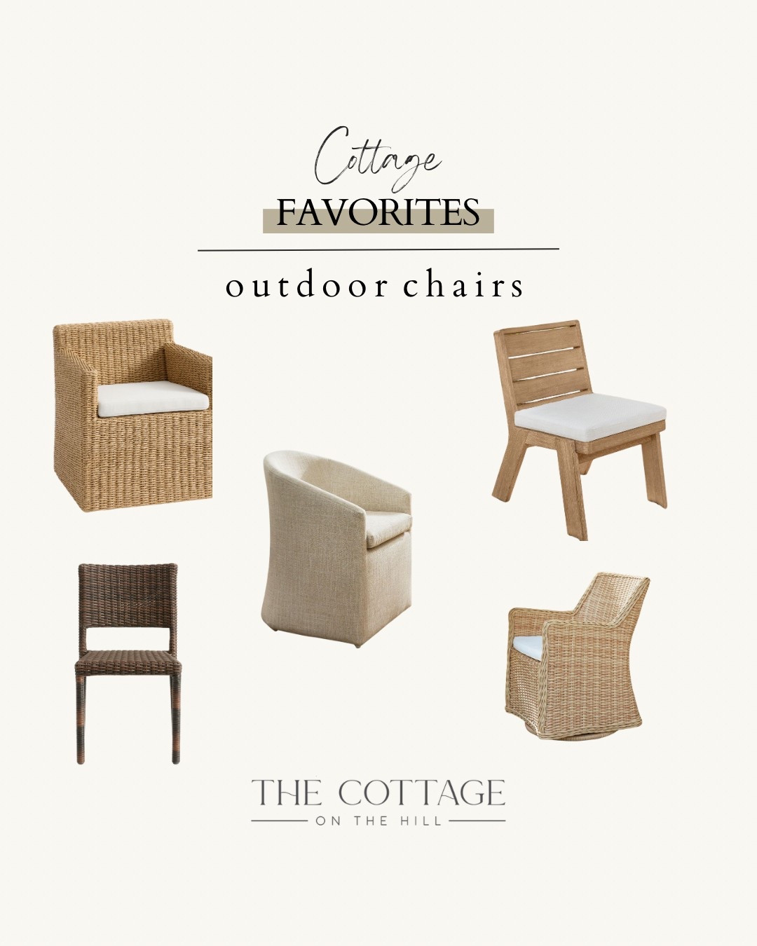 Cottage favorites: outdoor chairs 

#LTKStyleTip #LTKHome
