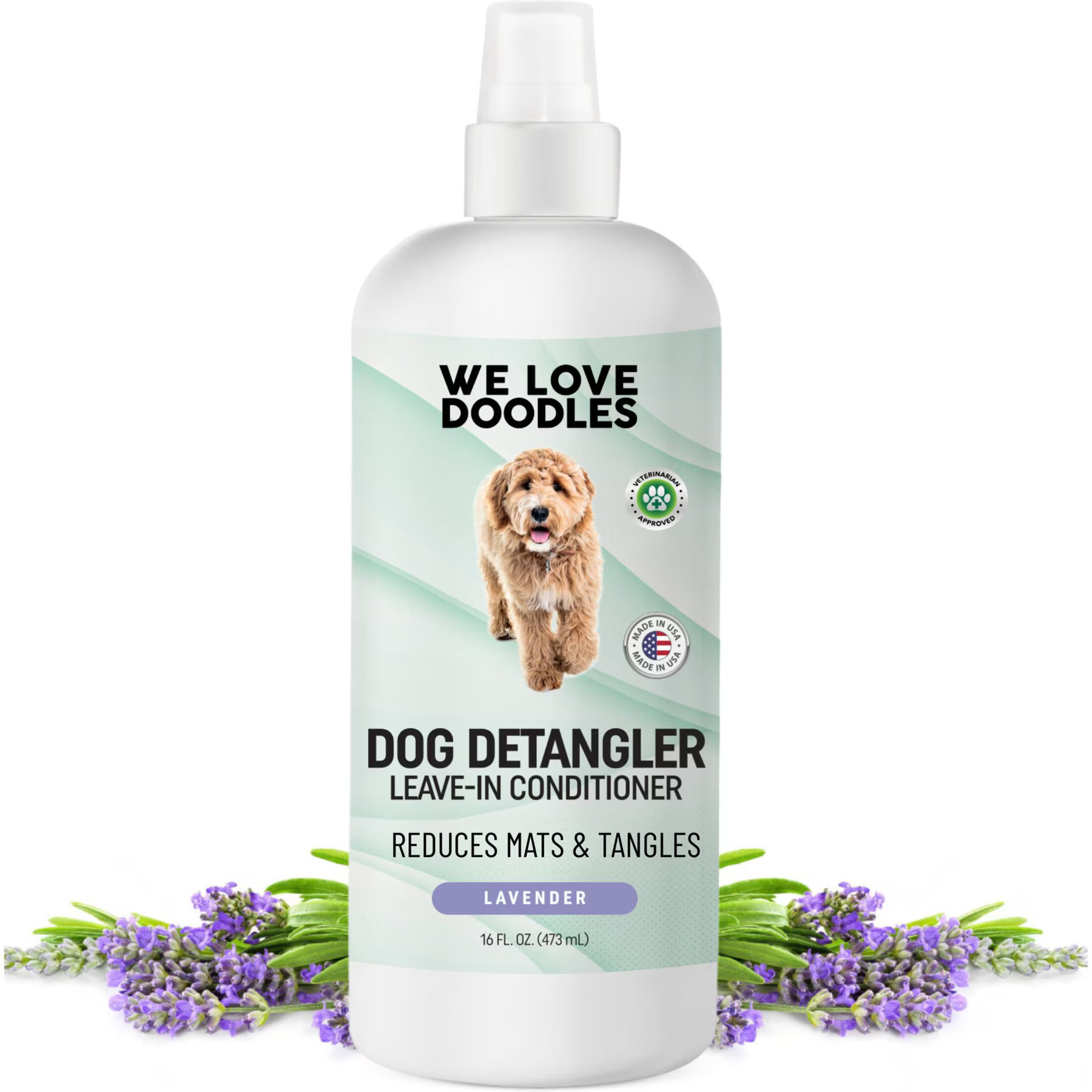 We Love Doodles Lavender Scent Dog Detangler Spray, 16-fl oz bottle | Chewy