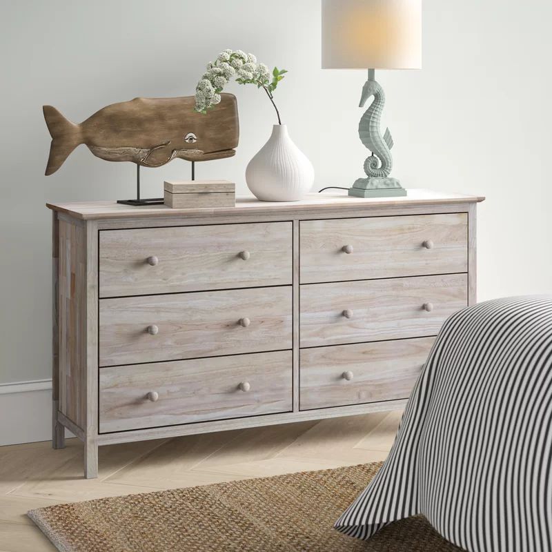 Dufrene 6 Drawer 57.29'' W | Wayfair North America