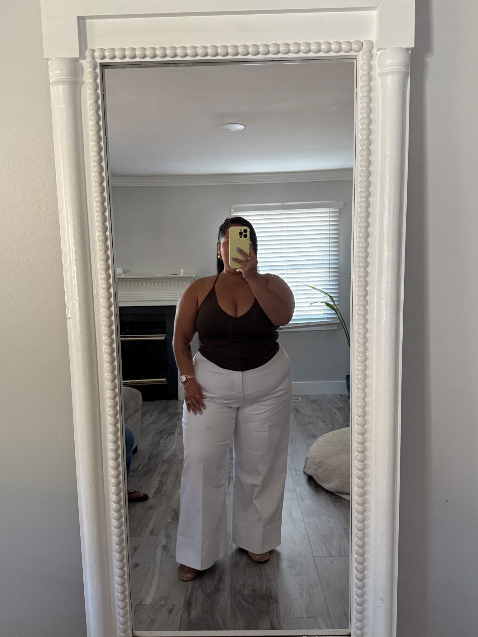 Perfect summer outfit 

White pants, curvy girl outfit, racerback top, casual outfit 

#LTKStyleTip #LTKPetite #LTKPlusSize