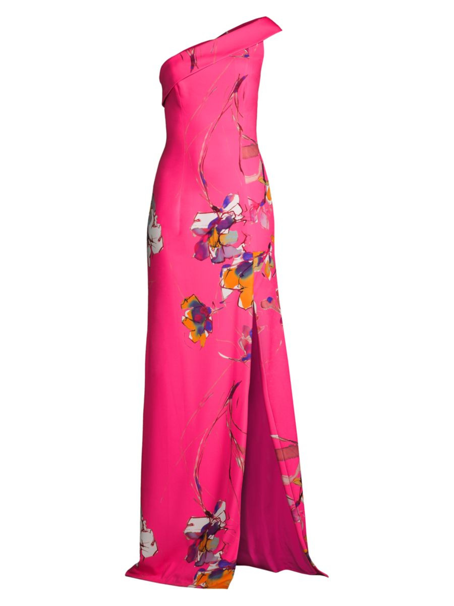 Dolan Floral Stretch Techno Gown | Saks Fifth Avenue