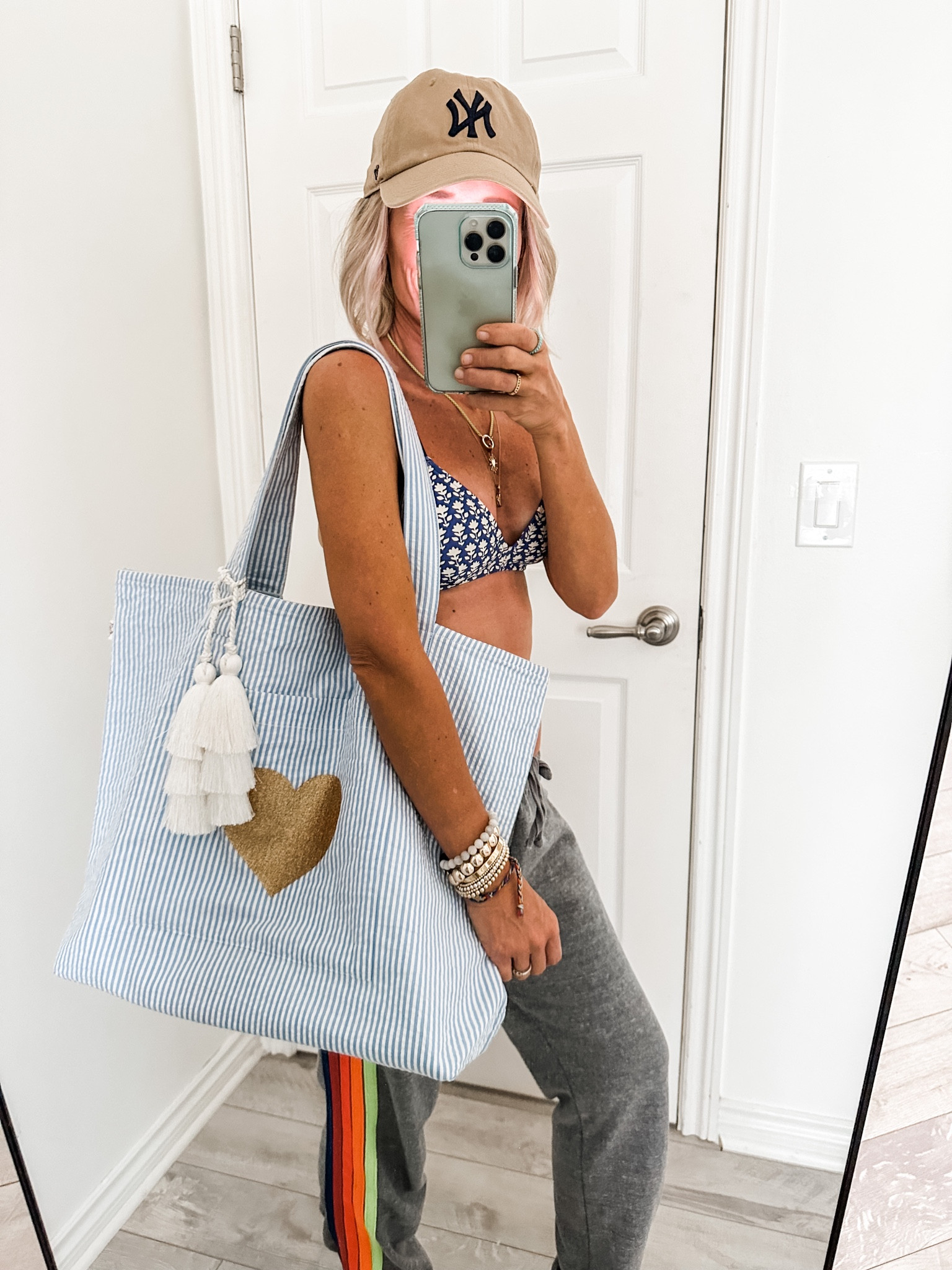 Seersucker bag on sale now with code weekend30
Aviator Nation,
Swim suit, bikini, Jcrew

#LTKitbag #LTKswim #LTKsalealert