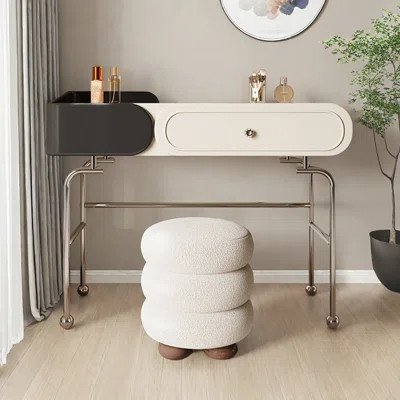 Modern Luxury Wood Makeup Vanity Vanity | Wayfair North America