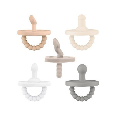 Ryan & Rose Cutie PAT Pacifier Kit - Neutral - 5pc | Target