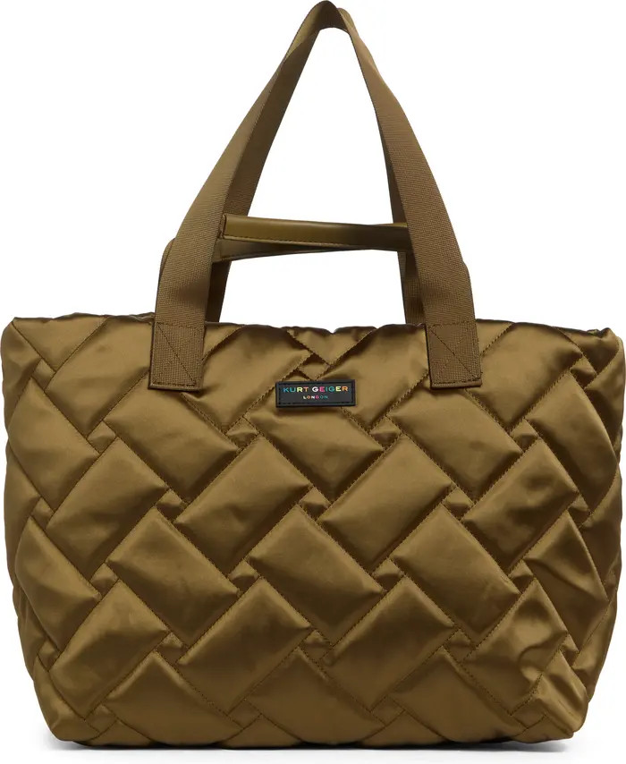 Kurt Geiger London Quilted Recycled Shopper Bag | Nordstromrack | Nordstrom Rack