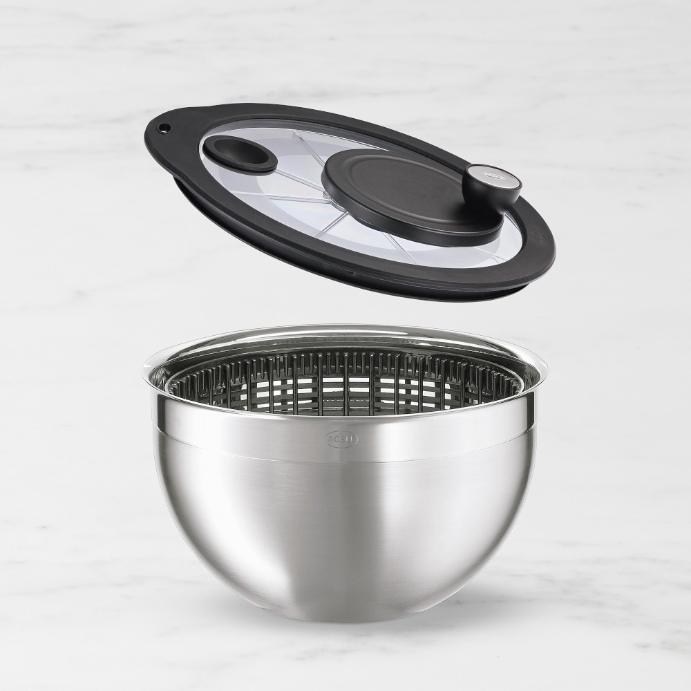 Rösle Salad Spinner with Glass Lid | Williams-Sonoma