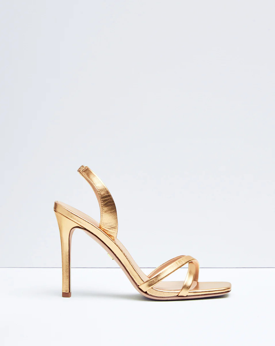 Analita Metallic Sandal | Veronica Beard