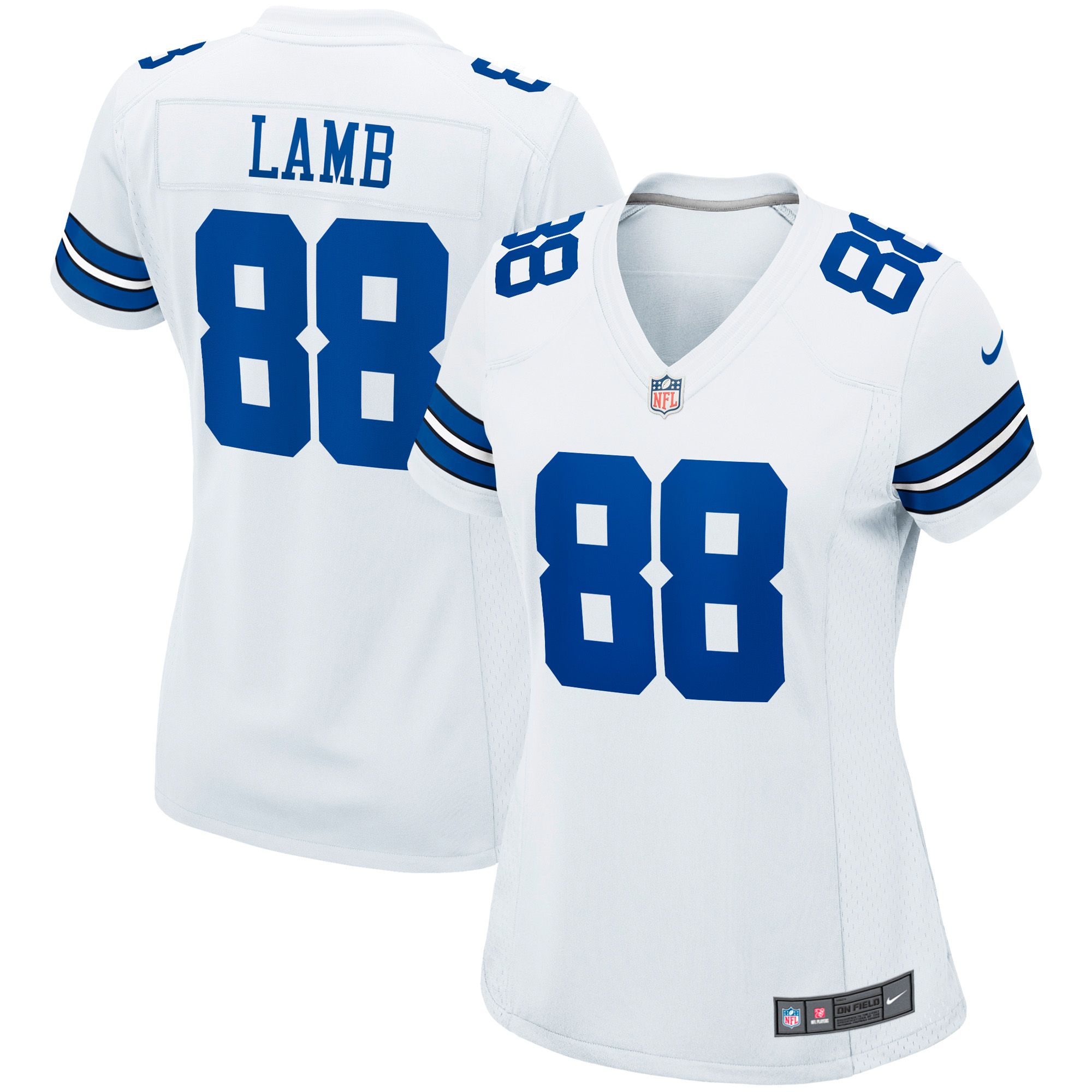 Women's Nike CeeDee Lamb White Dallas Cowboys Game Jersey | Fanatics