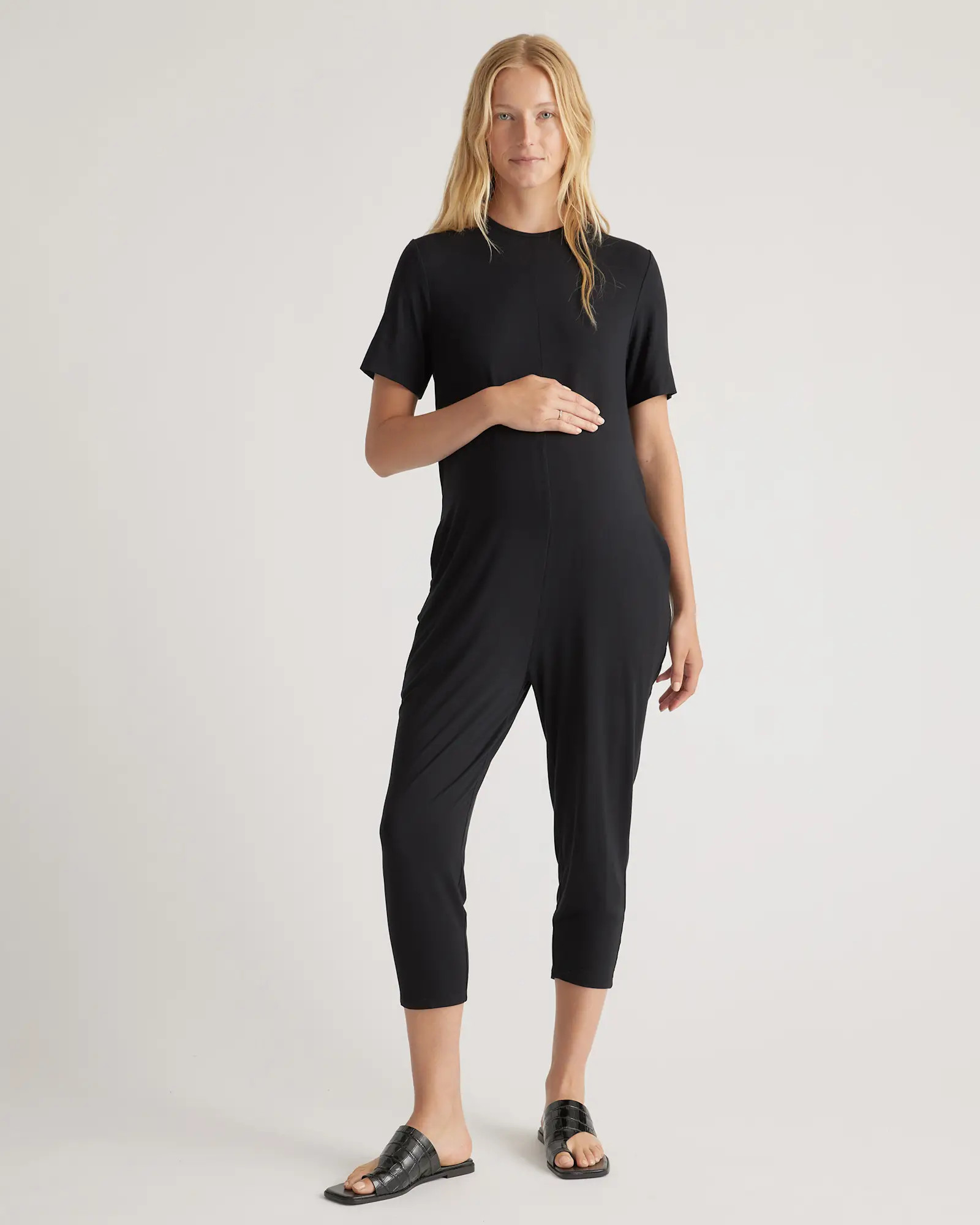 Bamboo Jersey Maternity Everyday Jumpsuit | Quince