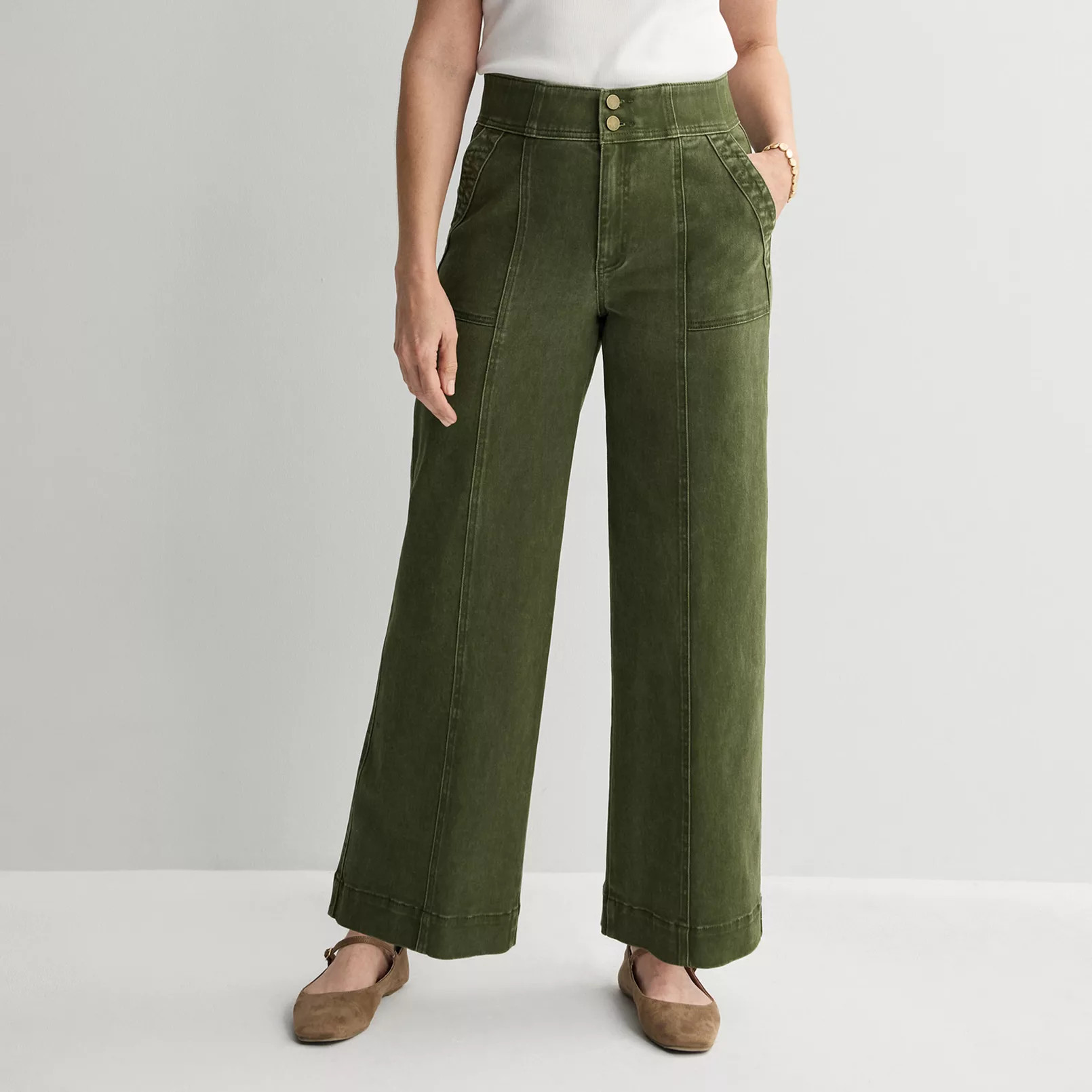 Women's Farmers Market Wide Leg Jeans | Kohl's