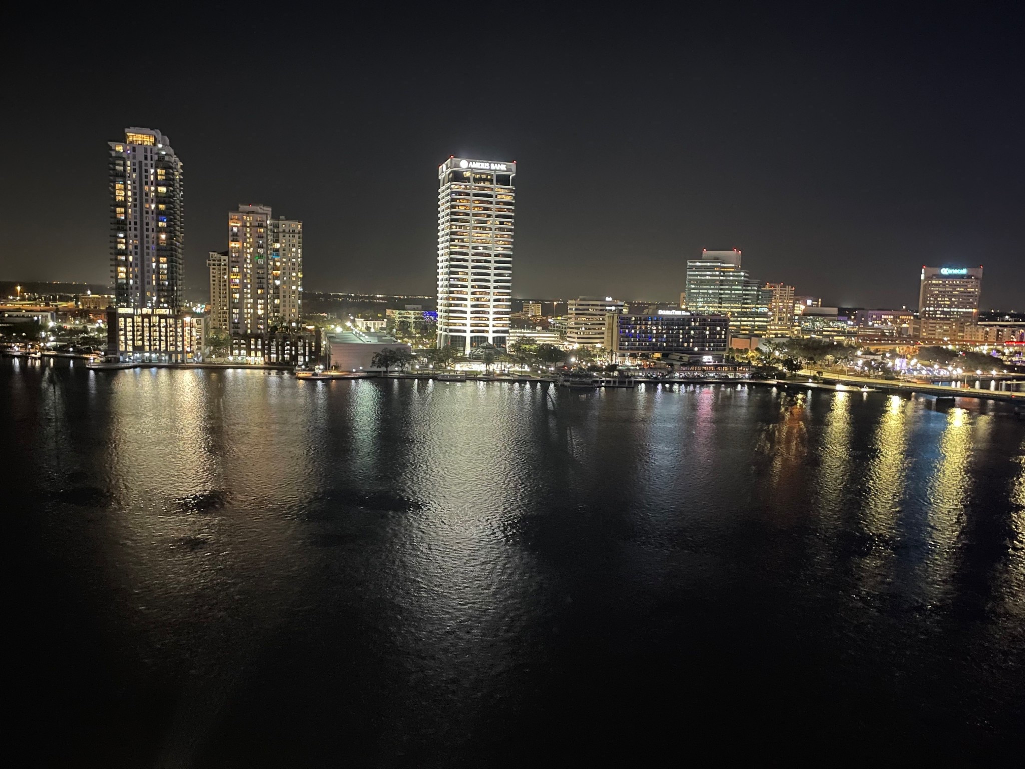 Gorgeous view of Jacksonville, FL at night!!  

#LTKTravel