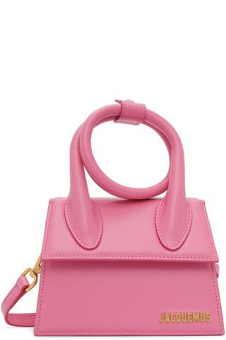 Pink 'Le Chiquito Nœud' Bag | SSENSE