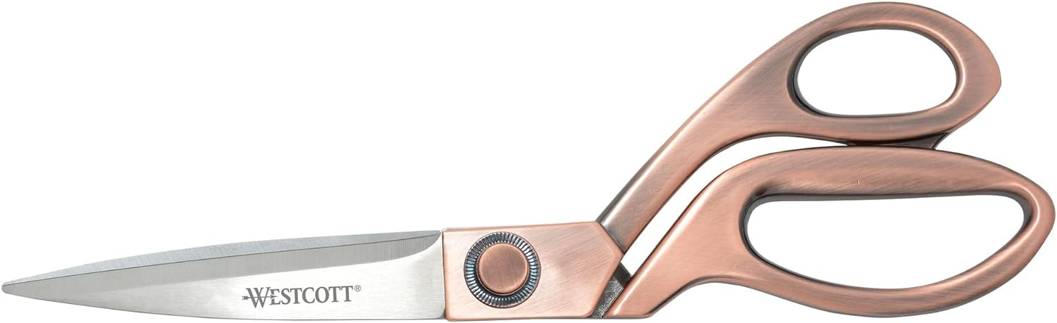 Westcott 16459 8-Inch Stainless Steel Copper-Finish Scissors For Office and Home | Amazon (US)