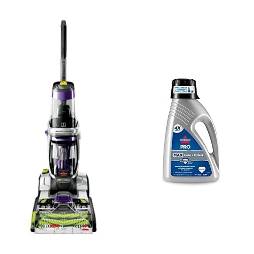 Bundle of BISSELL ProHeat 2X Revolution Pet Pro Plus, 3588F, Upright Deep Cleaner + Bissell 78H63 Deep Clean Pro 4X Deep Cleaning Concentrated Carpet Shampoo, 48 ounces - Silver | Amazon (US)