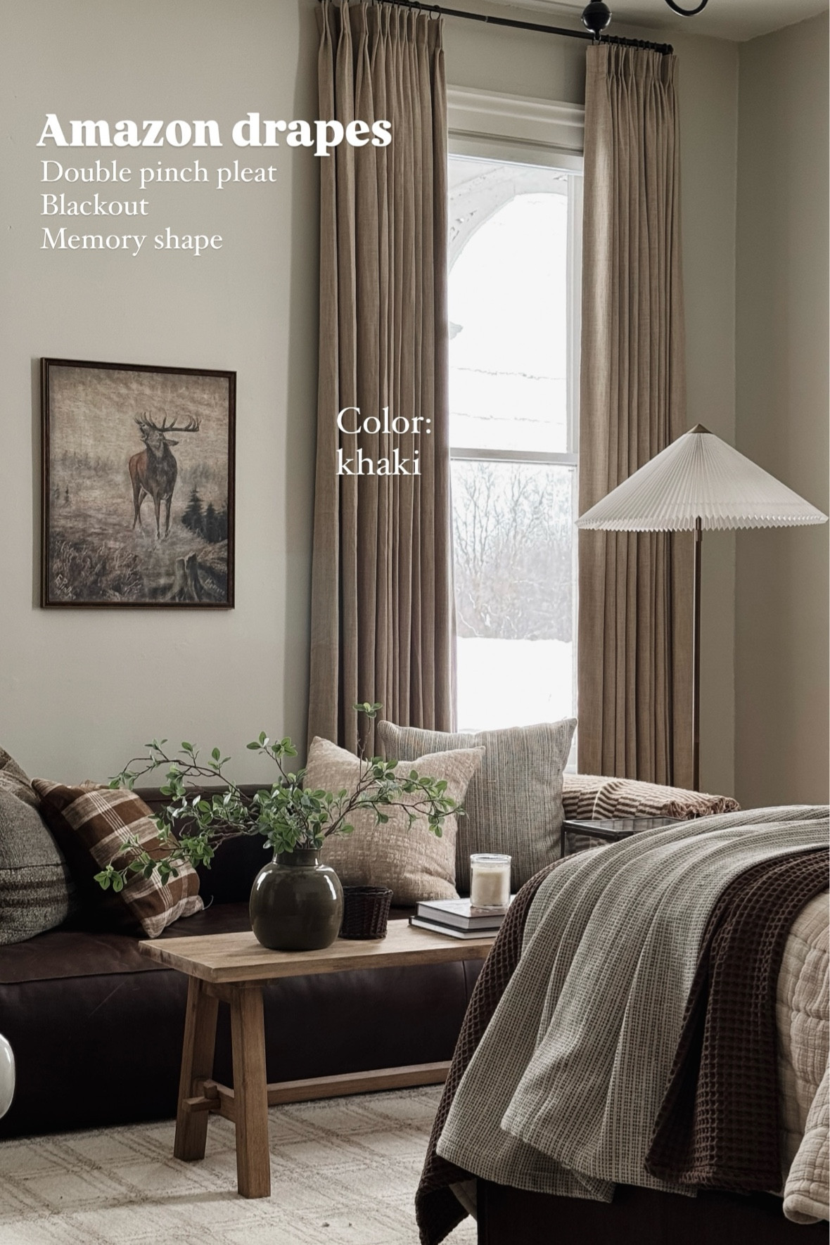 These are my very favorite custom drapes from two pages or Amazon, I have a double plate 50 inches wide by 113 inches tall. Our ceilings are 10 foot, color is khaki.. hope this helps you because I know it’s hard to figure out the details. Also do not skip the memory shape. It makes the world of a difference. Well worth the extra money.

#LTKSaleAlert #LTKStyleTip #LTKHome