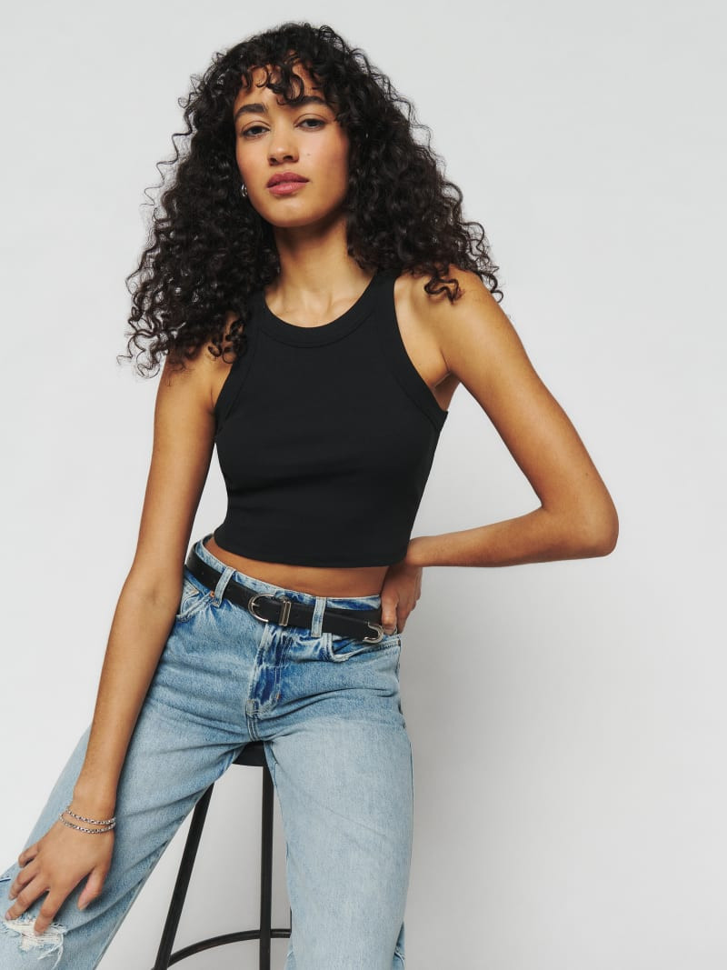 Tasha Cropped Tank | Reformation (Global)