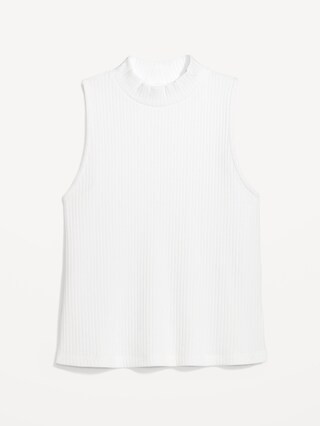 Fitted Sleeveless Mock-Neck Top for Women | Old Navy (US)
