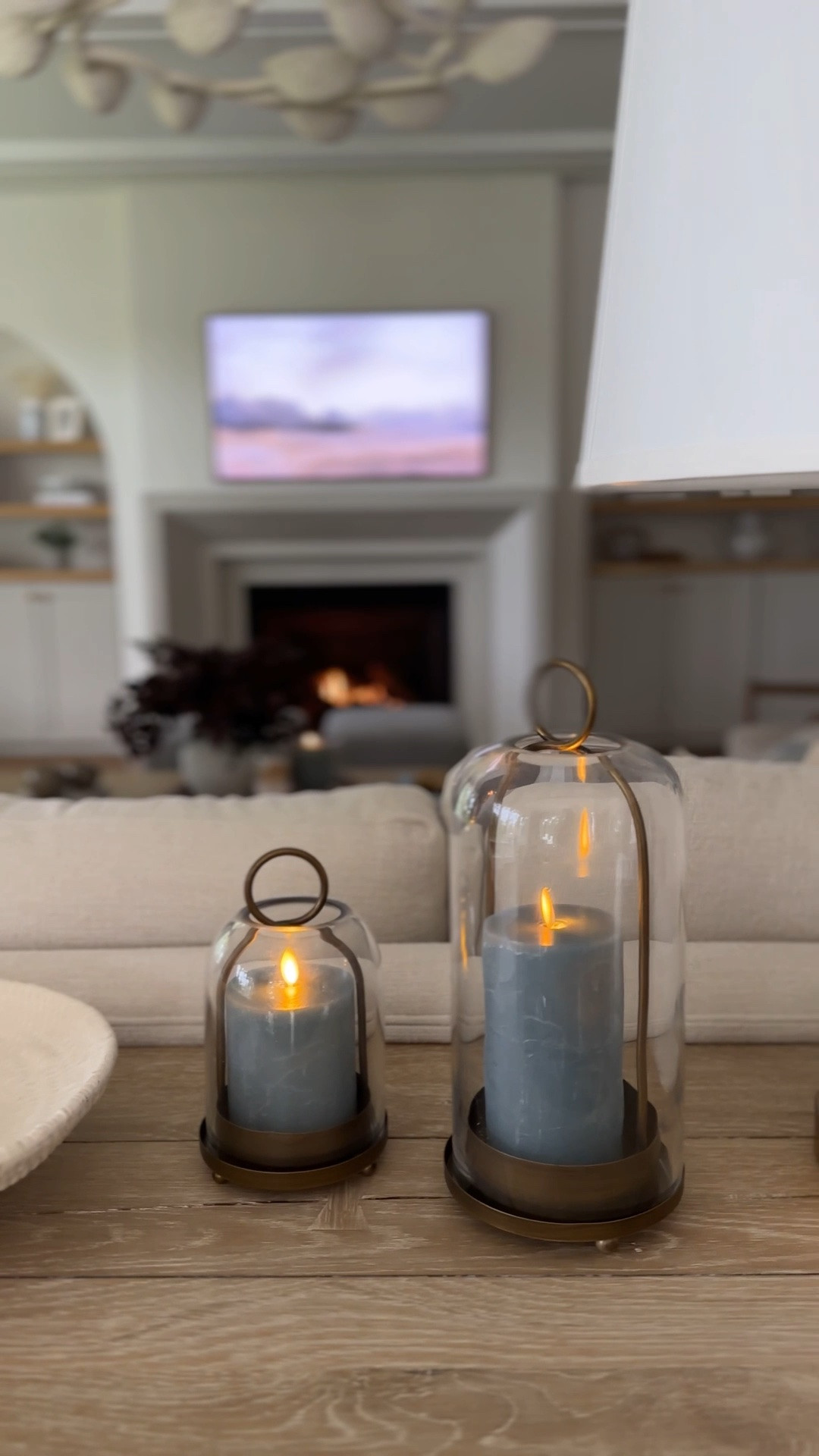 Add ambiance into your home this season with these brass candle pillars. A stunning high end look for a lower cost.

#LTKHome