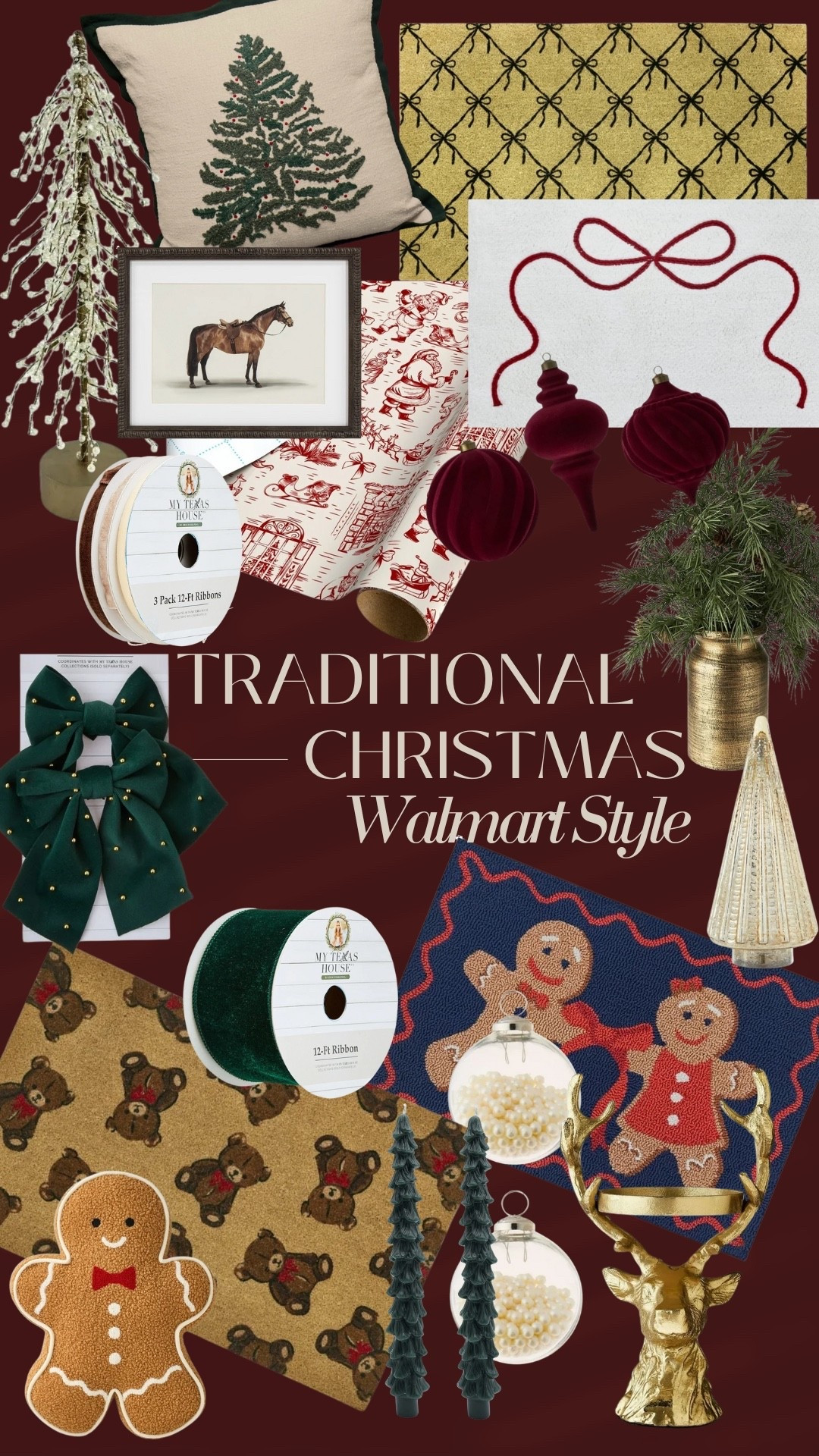 Walmart traditional Christmas decor. 


Christmas decorations. Ralph Lauren. 

#LTKHoliday #LTKHome #LTKSeasonal