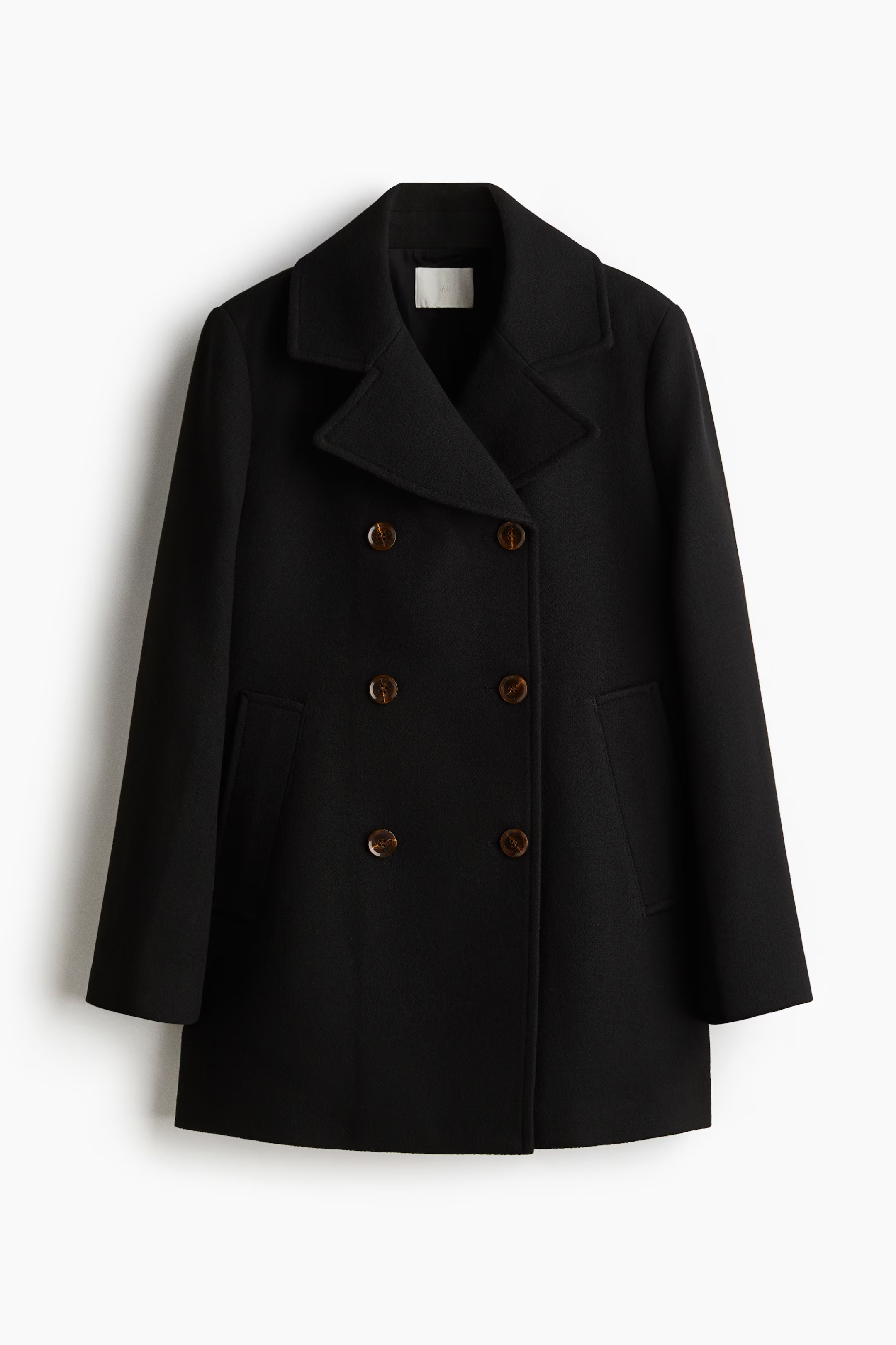 Double-Breasted Twill Coat | H&M (US + CA)