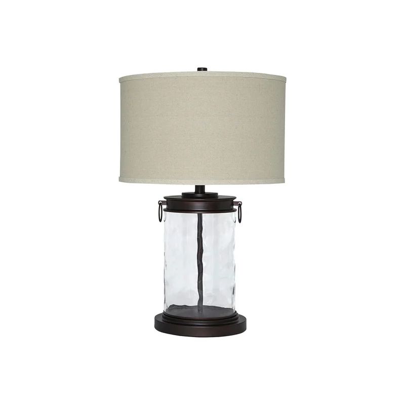 Ranchester 25.25" Bronze/Clear Table Lamp | Wayfair North America