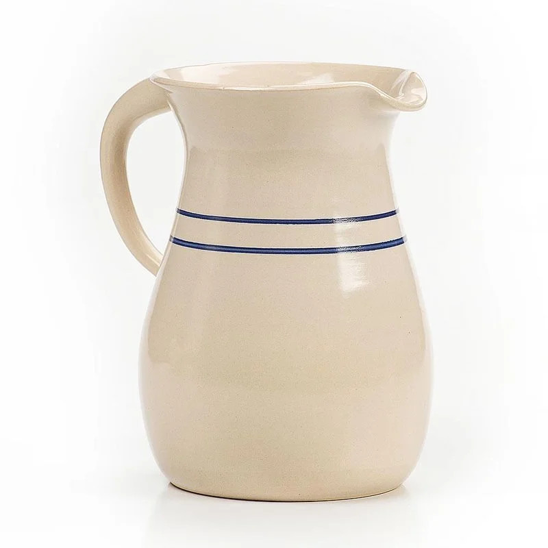 Heritage Blue Stripe Stoneware Pitcher | Walmart (US)