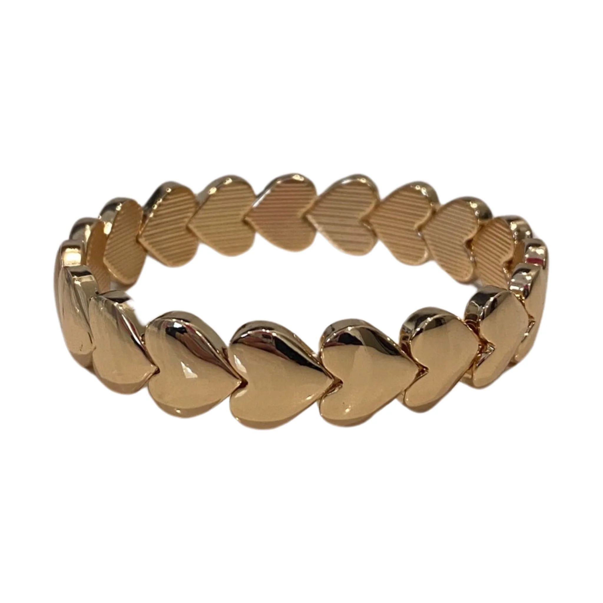 The Gold Hearts Bracelet | La Lumiere NY
