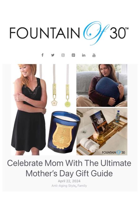 Just in case you need some help for finding gifts for yourself (yes, I tend to find my own) or gifts for the mom’s in your life. 

I have a full list on the blog but linked to all the items here. to make it easier for you. 

Use code FOUNTAIN20 to save 20% on any SOME cooling pajamas. 

#LTKGiftGuide #LTKover40