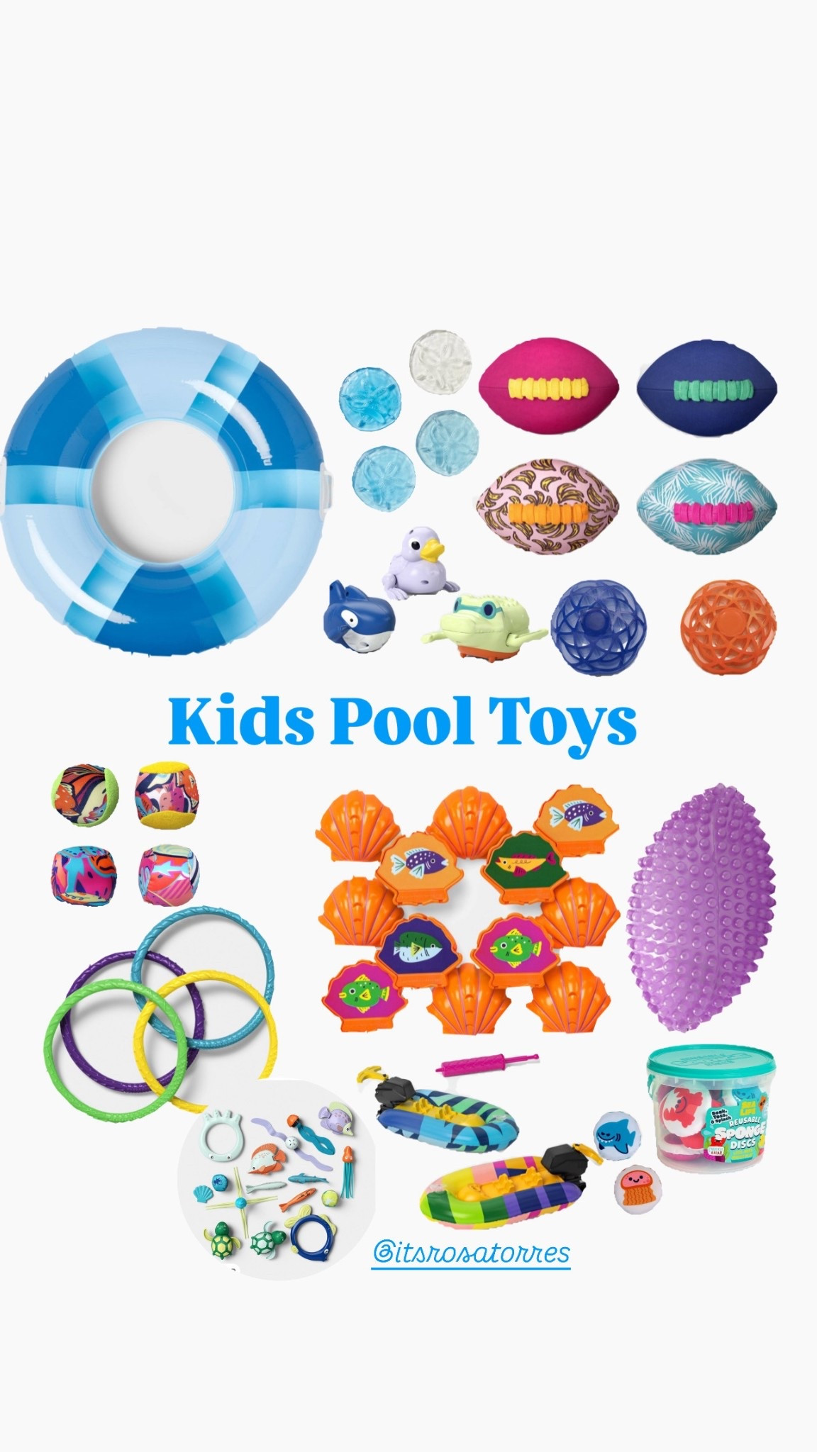 Kids pool toys I can’t tell you enough how handy these toys are for the kids, makes the perfect pool toy plus affordable. 

#pooltoys #summerpooltoys #summertime #pool #watertoys 

#LTKmomlife #LTKSeasonal #LTKKids