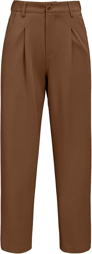 Arach&Cloz Women's Stretch Wrinkle-Free Comfort Ankle Work Pants Fall 2025 | Amazon (US)