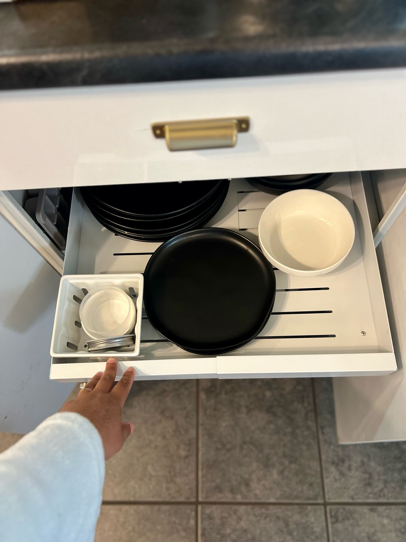 Add on pull out drawer from Amazon. I already ordered a second one and planning to get three more for the bathroom cabinet. The best purchase I have made in a long time. This is going to help me stay organized and the best part I can utilize the back of the cabinet now!

It’s peel and stick so it was super easy to install, only took about 5 minutes! 

#LTKHome