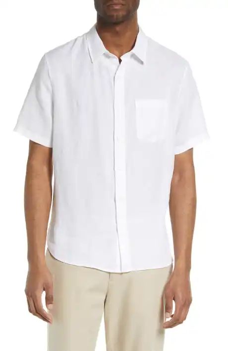 Playa Regular Fit Print Short Sleeve Button-Down Shirt | Nordstrom