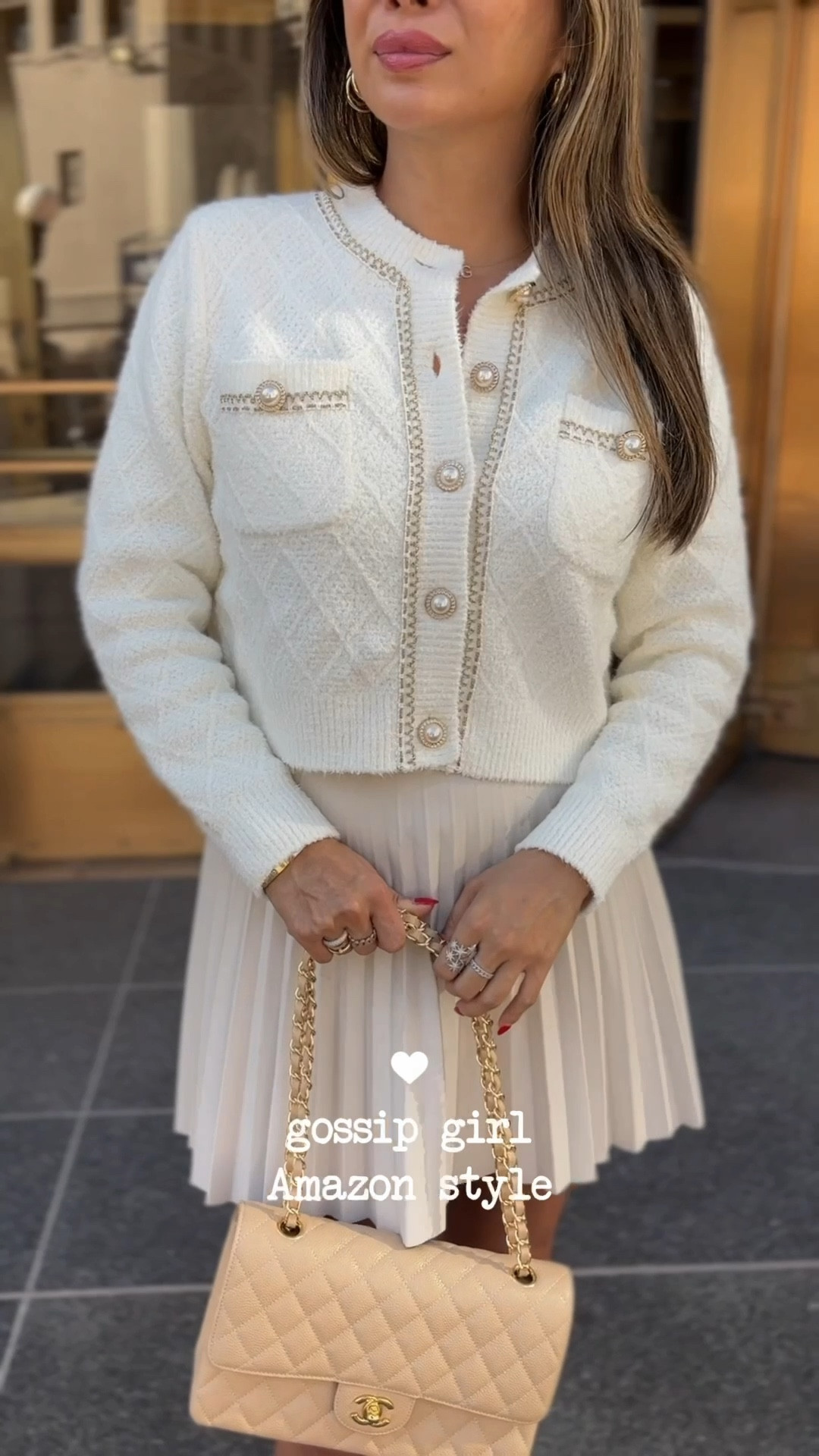 Amazon style, Amazon find, sweater cardigan, Chanel like sweater, pearl sweater, fall style, size small, Amazon slingbacks

#LTKxPrime #LTKstyletip #LTKfindsunder100