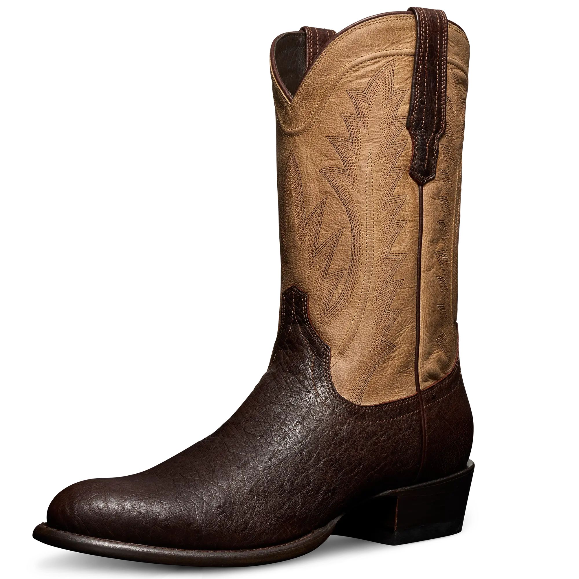 Smooth-Quill Ostrich Cowboy Boots |  The Weston - Chocolate | Tecovas | Tecovas