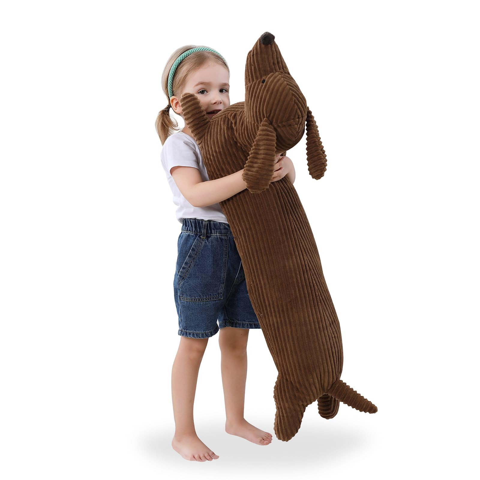 36 Inch Dachshund Dog Stuffed Animal Plush, Long Weiner Dog Body Pillow, Cute Funny Large Dachshu... | Amazon (US)