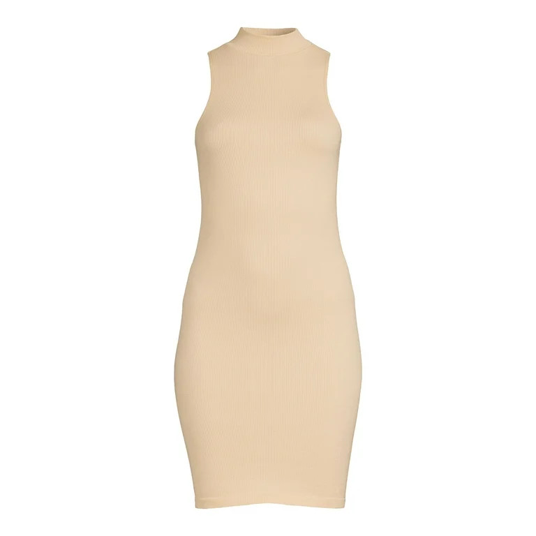 Madden NYC Juniors Seamless Mock Neck Dress | Walmart (US)