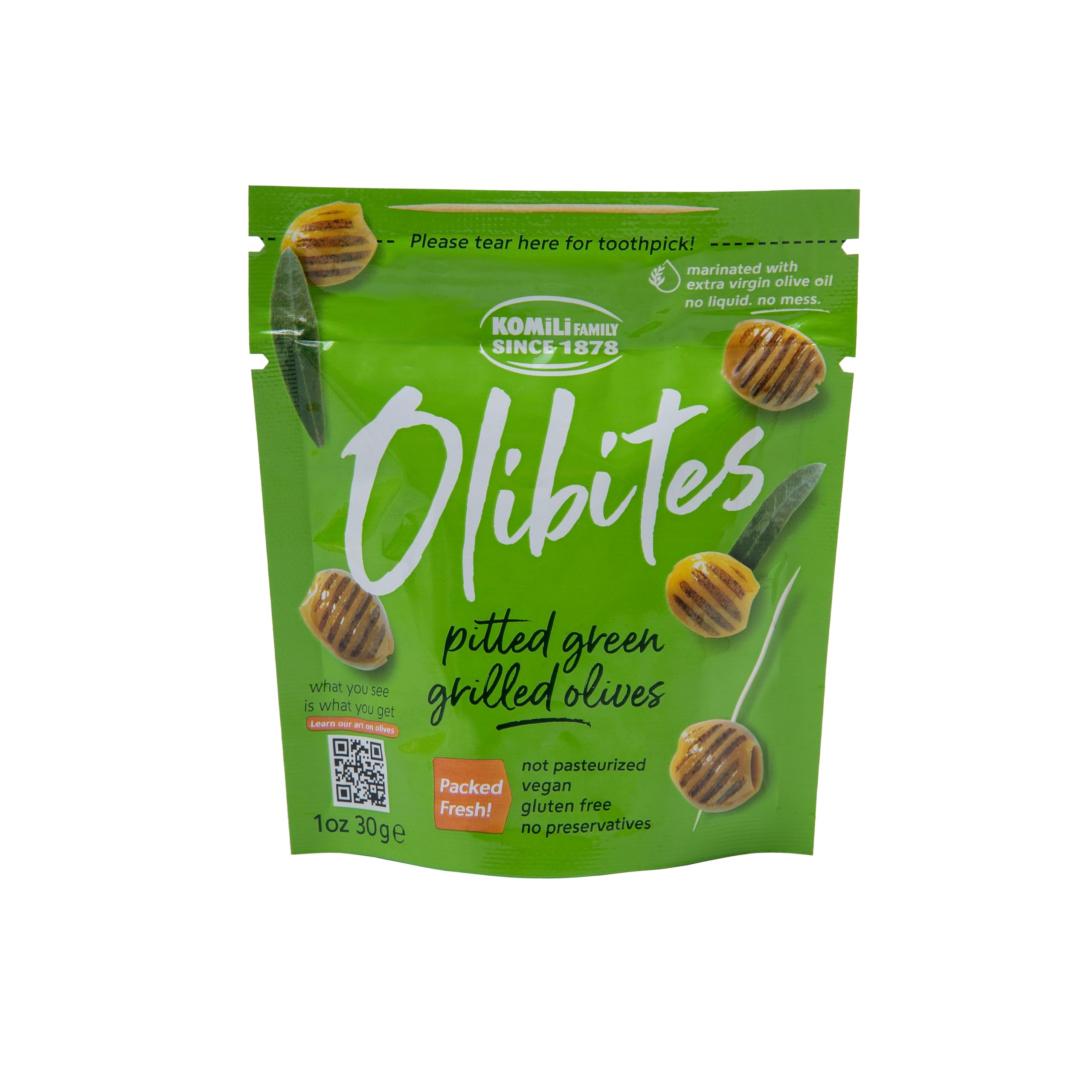 Olibites Pitted Green Olives - Fresh, Antioxidant-Rich Green Olives Marinated with Extra Virgin O... | Amazon (US)