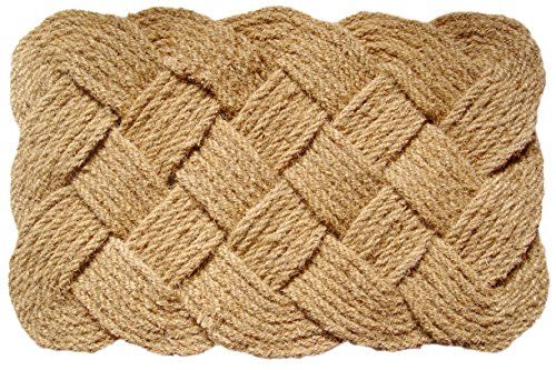 Entryways Knot-Ical , Hand-Stenciled, All-Natural Coconut Fiber Coir Doormat 24" X 36" x .75" | Amazon (US)