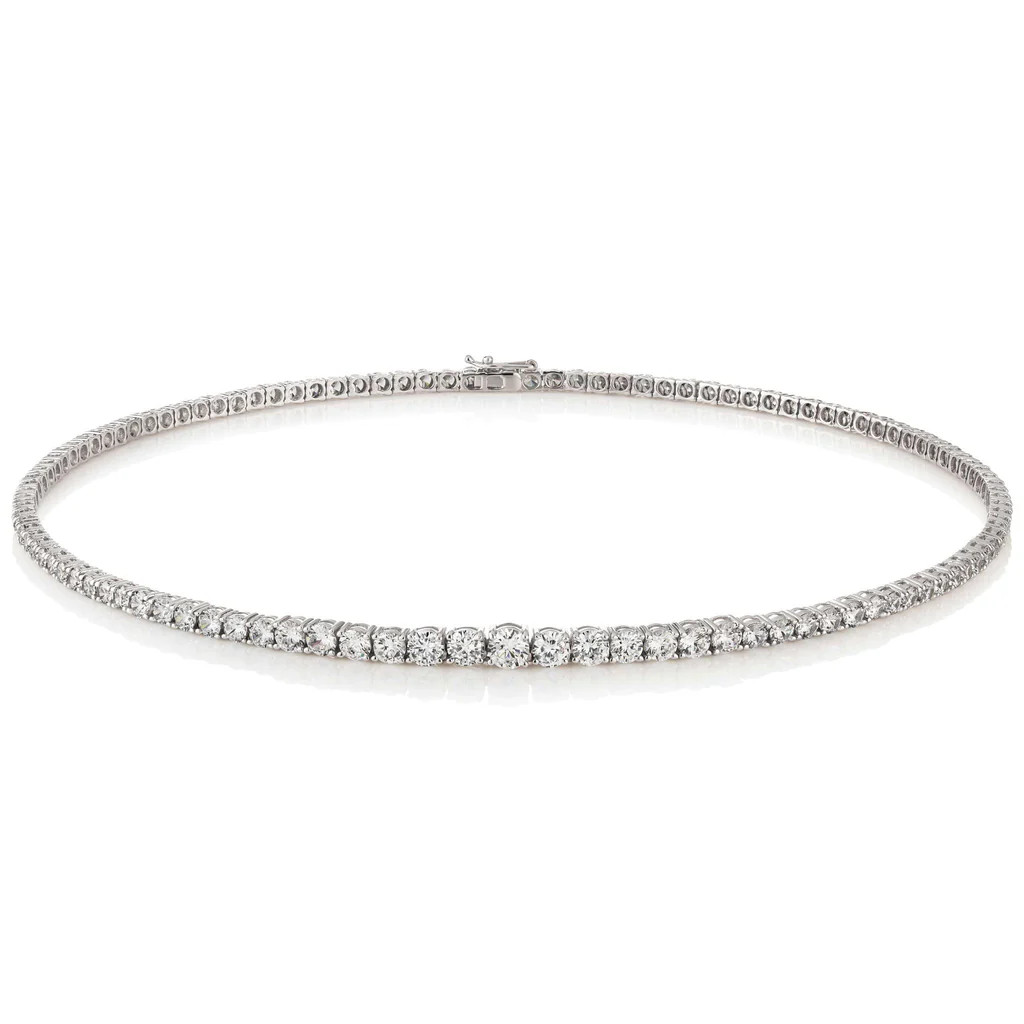 The Moissanite Graduated Collar | Heavenly London