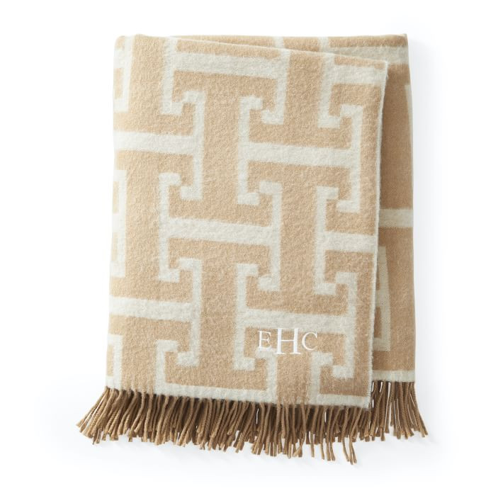 Italian Greek Key Throw Blanket | Mark and Graham