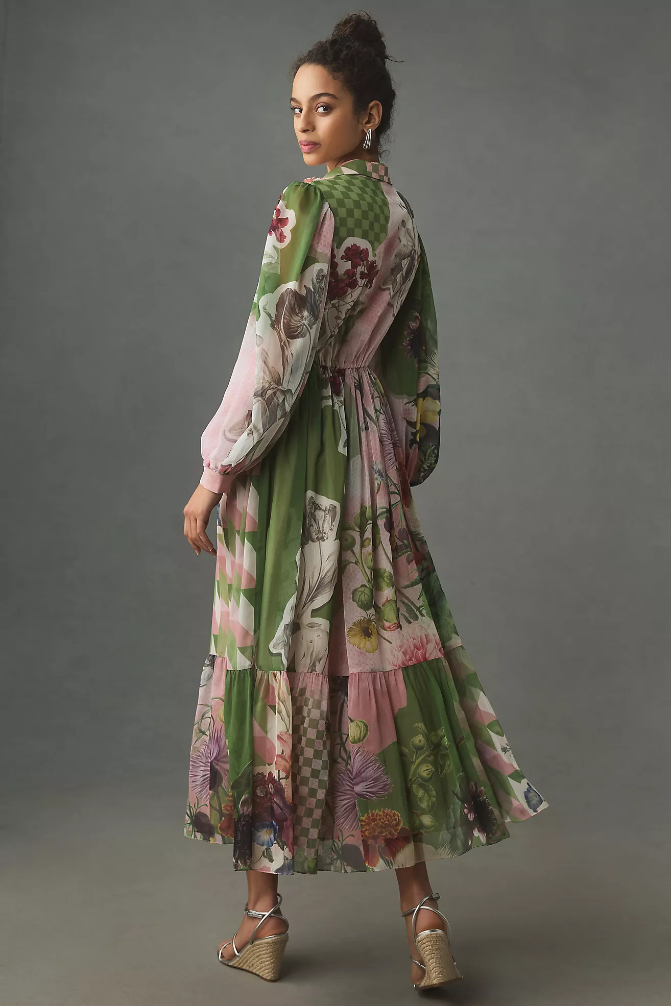 Pankaj & Nidhi Long-Sleeve Maxi Dress | Anthropologie (US)