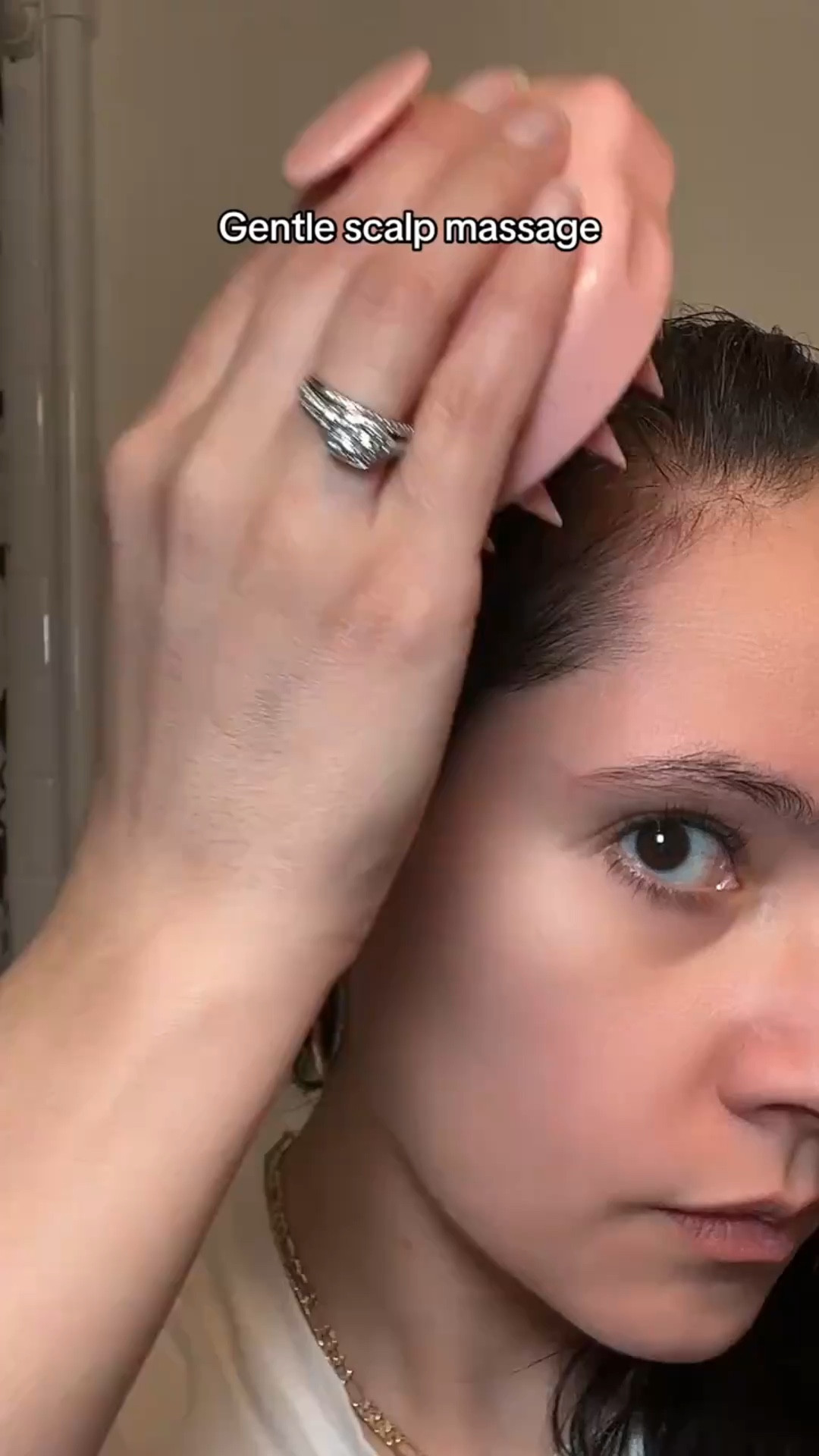 Taking care of my hair it’s a must love me a head massager. What about you? 
#haircare #hairroutine 
#hair

#LTKBeauty #LTKselfcare